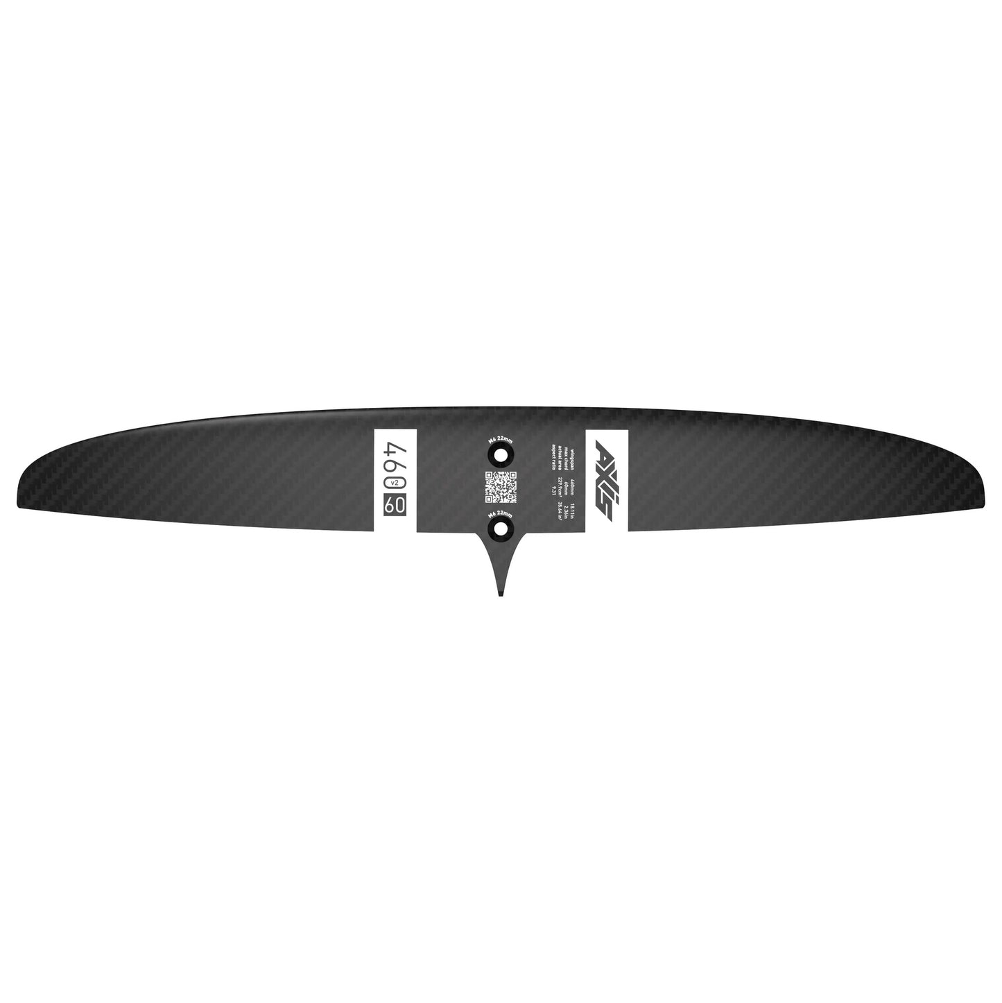Axis V2 460mm Pump Rear Wing Carbon