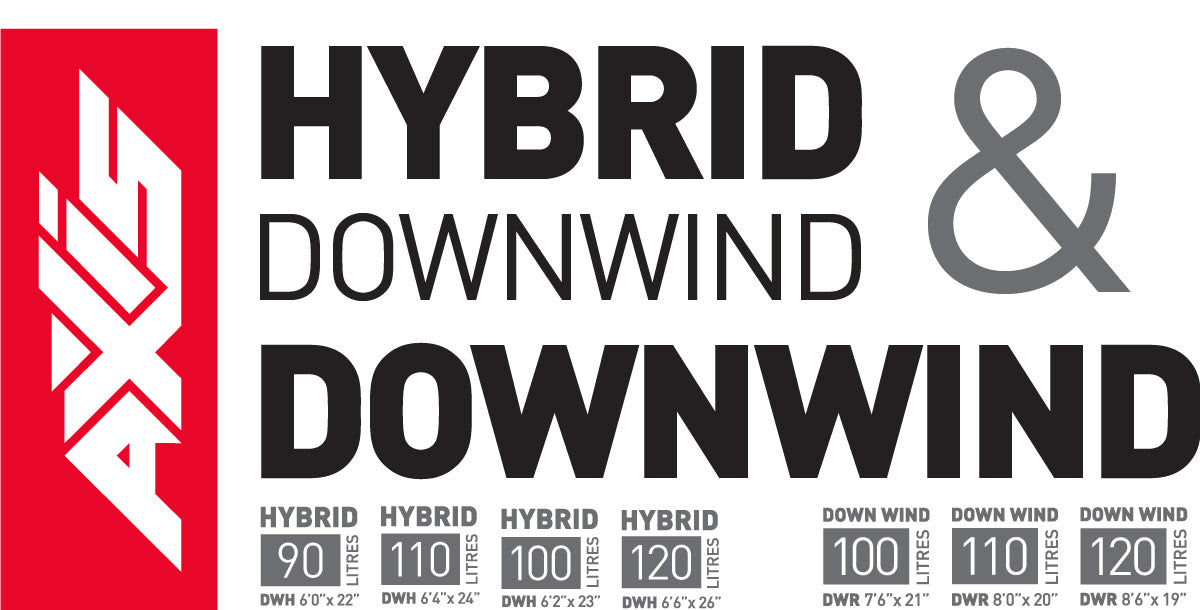 Byrddau ffoil Echel Downwind 7'6 x 21