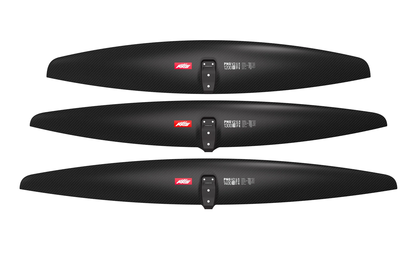 AXIS PNG V2 1300 Ultra Uchel Mod Wedi Atgyfnerthu Carbon Hydroffoil Adain