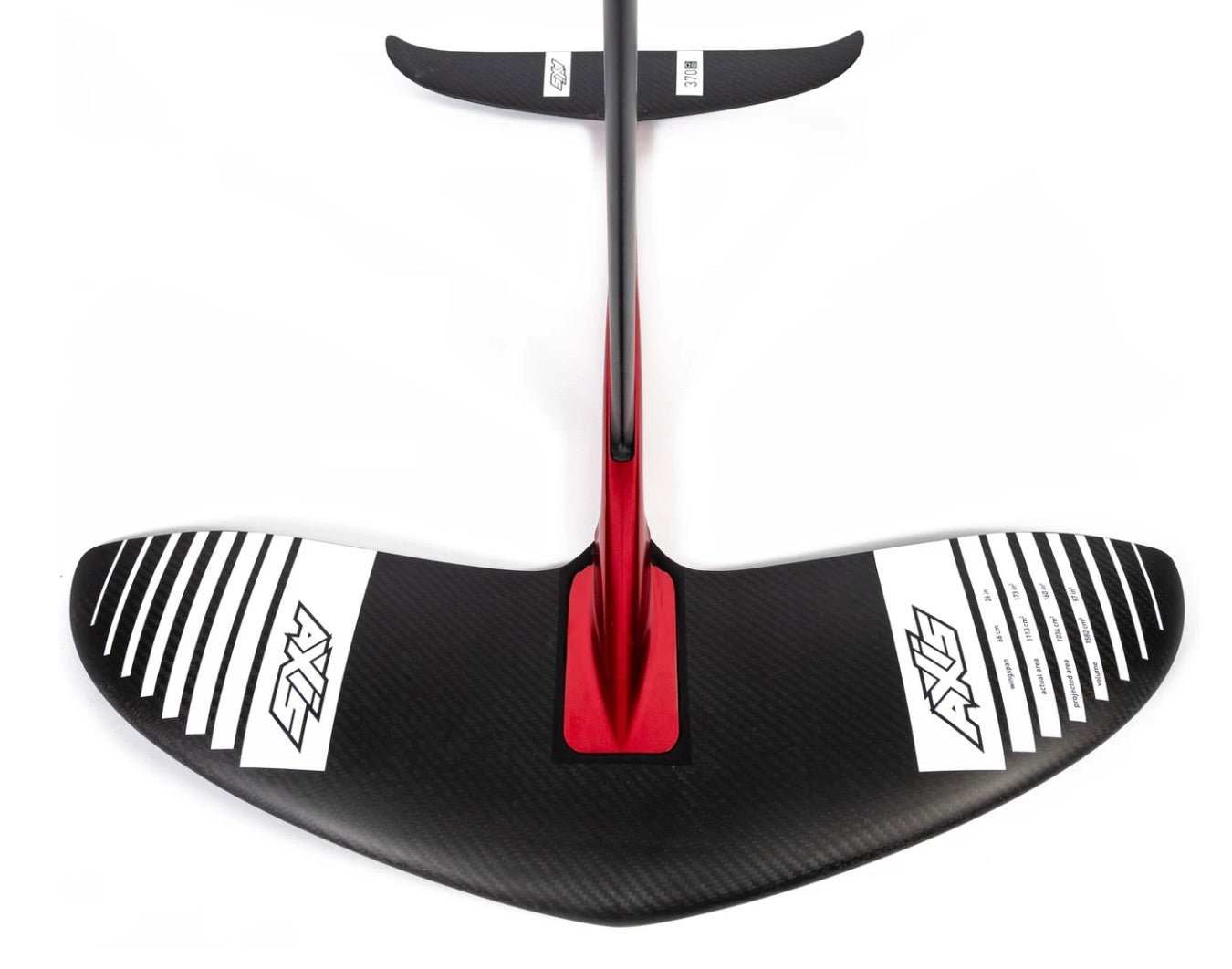 Echel S-Cyfres 860 Asgell flaen carbon gyda gorchudd