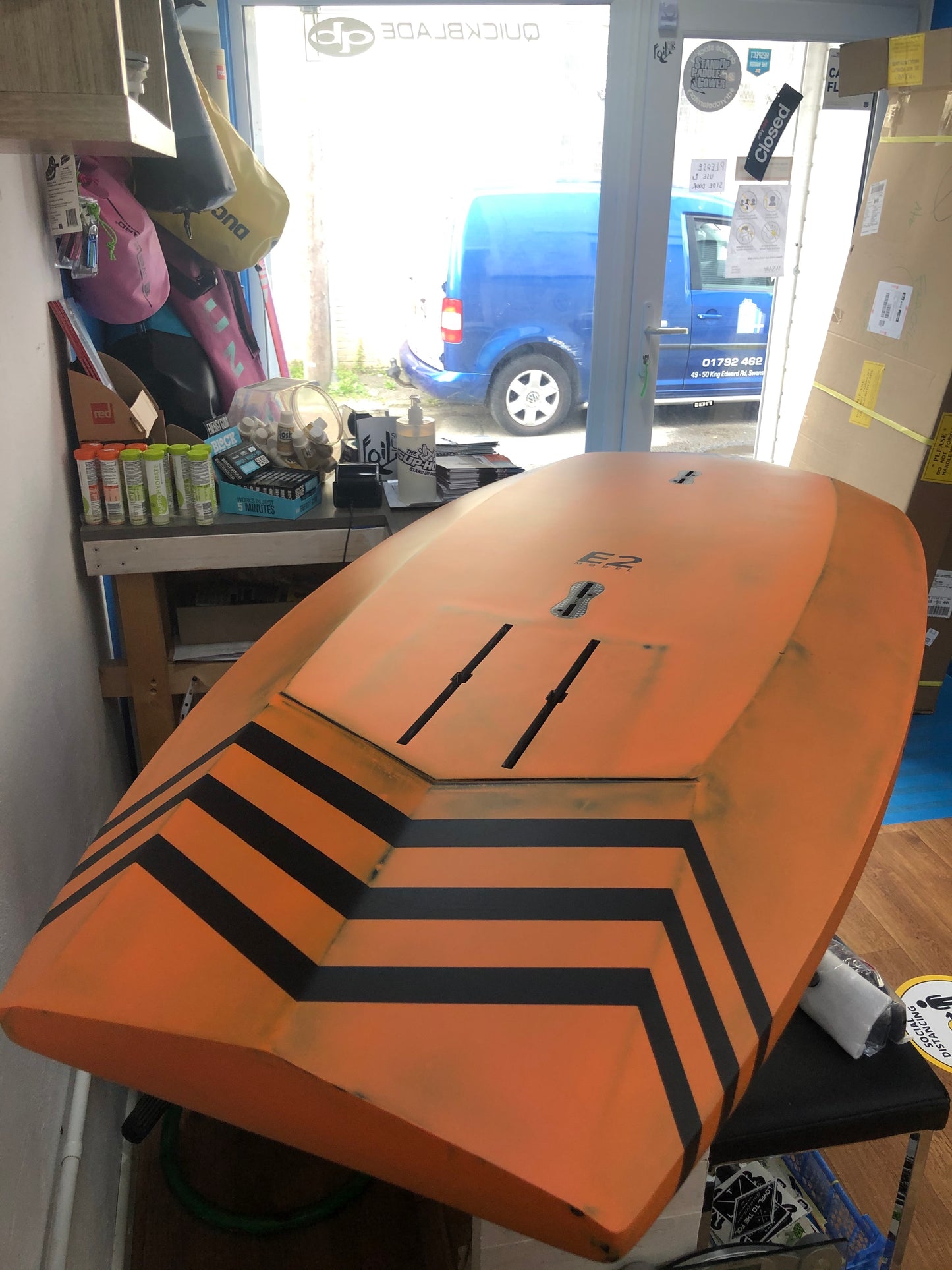 Ffoil SUP Adain Perfformiad Kalama - 5'6 x 27 1/2 - 104 L