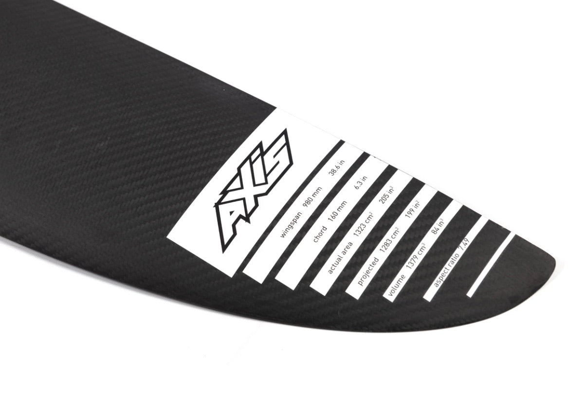 Axis Black series HPS Front wing 980 Carbon with cover