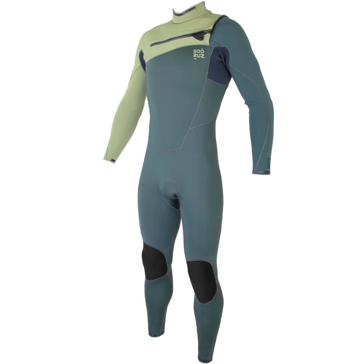 Sooruz Fullsuit Men 3/2 CZ FIGHTER - ORGANIC OYSTERPRENE Men - Green — E25Mw Combinaison Surf