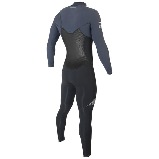Sooruz GURU PRO 4/3mm Men's Fullsuit Chest Zip - Black — E25Mw Combinaison Surf