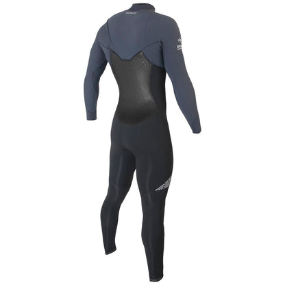 Sooruz GURU PRO 4/3mm Men's Fullsuit Chest Zip - Black — E25Mw Combinaison Surf