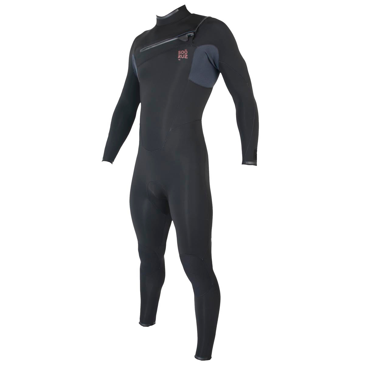 Sooruz Fullsuit Men 4/3 CZ FIGHTER - ORGANIC OYSTERPRENE Men - Black — E25 Combinaison Surf