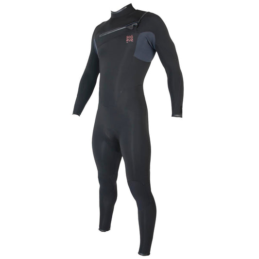 Sooruz Fullsuit Men 4/3 CZ FIGHTER - ORGANIC OYSTERPRENE Men - Black — E25 Combinaison Surf