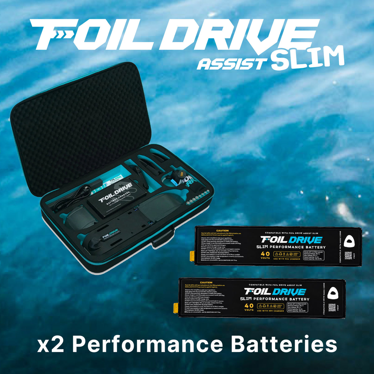 Foil Drive Assist SLIM -  Performance Battery x 2