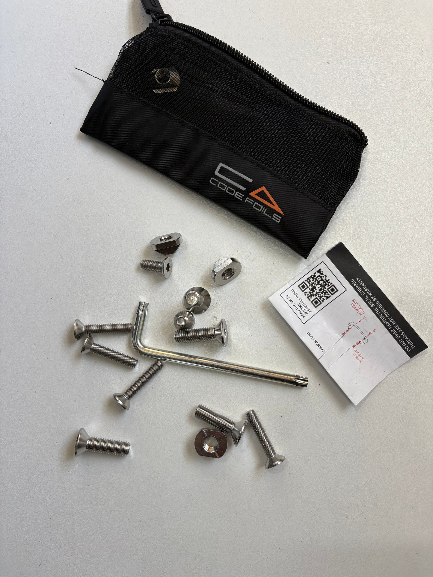 CODE FOILS Stainless Steel Replacement Bolt Set