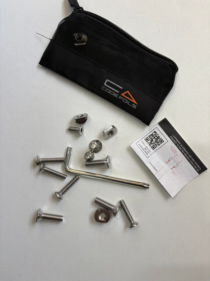 CODE FOILS Stainless Steel Replacement Bolt Set