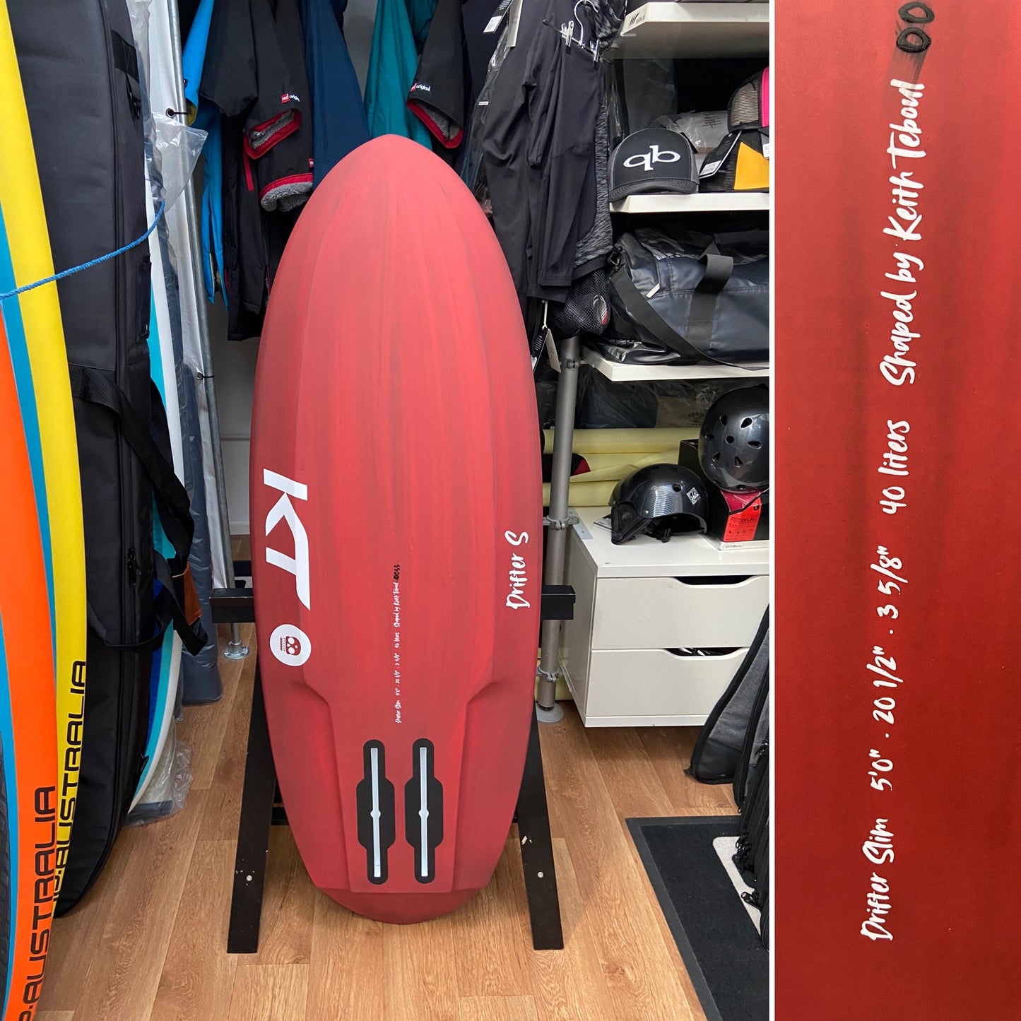 KT Drifter S 5'0 Prone foil board - 40L