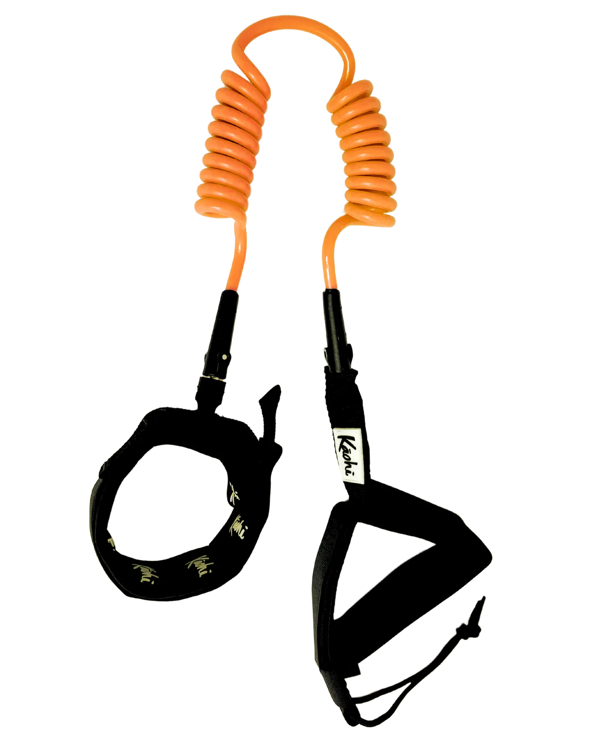 Kaohi Grip Leash™ - 6ft - Double Coil 8 mm calf