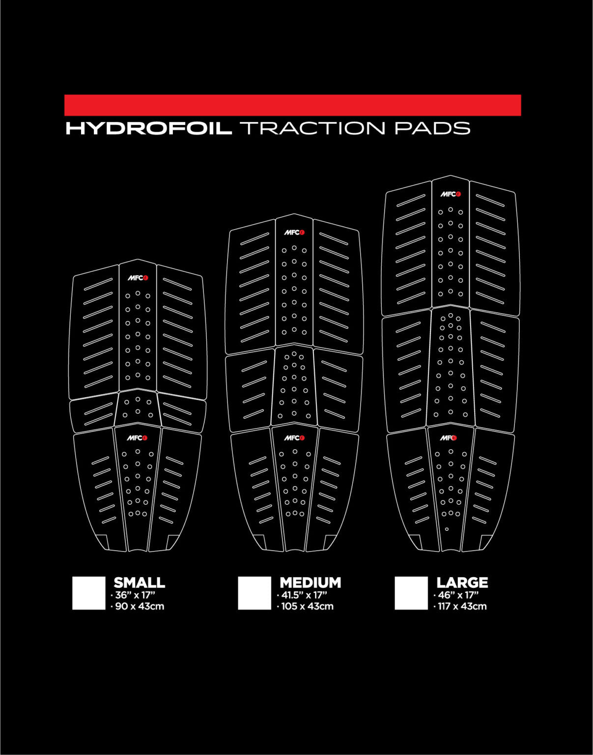 MFC Hydrofoil Traction Pad - Medium