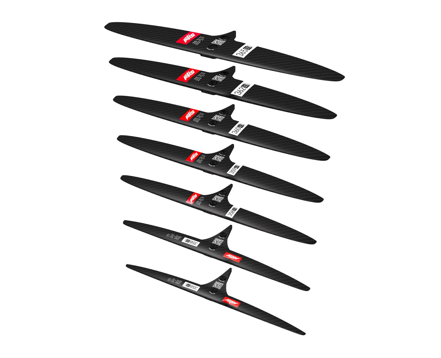 AXIS SKINNY - 358-25 Carbon Rear Hydrofoil Wing