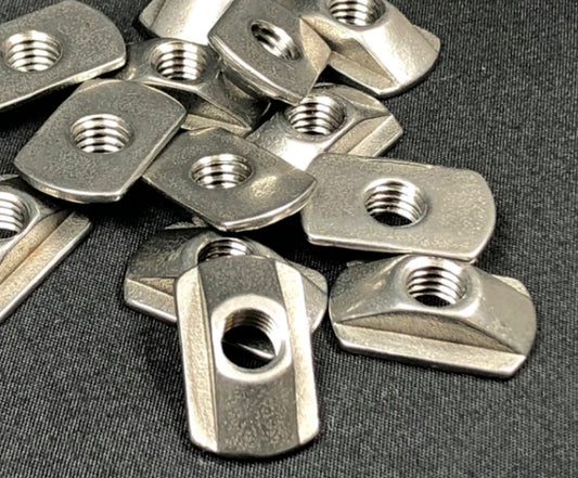 M8 Track Nuts Stainless & 25mm Bolts x 4