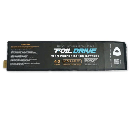 Batri Perfformiad Slim Drive Ffoil