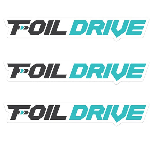 FOIL DRIVE BUMPER STICKER (3 PACK)