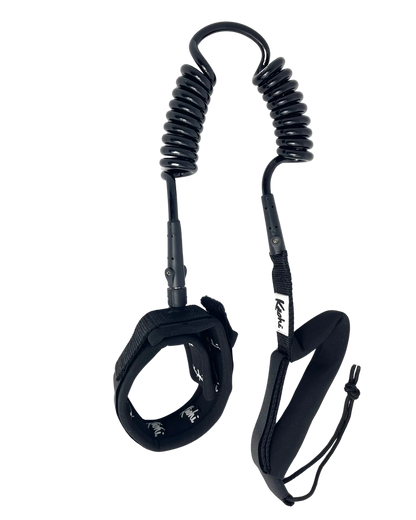 Kaohi Grip Leash™ - 6ft - Double Coil 8 mm calf